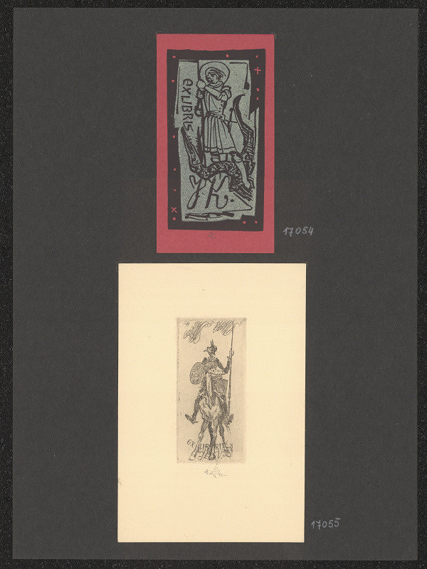 Jaroslav Vodrážka – Ex libris J.V. 