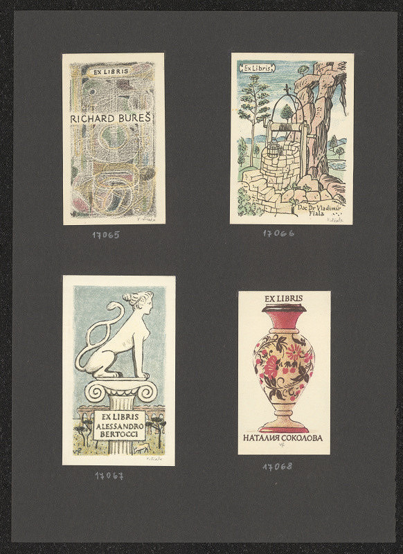 Václav Fiala – Ex libris dr. V. Fiala 