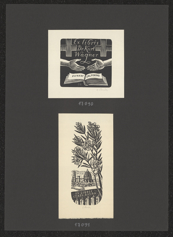 Cyril Bouda – Ex libris Dr. Kurt  Wagner 