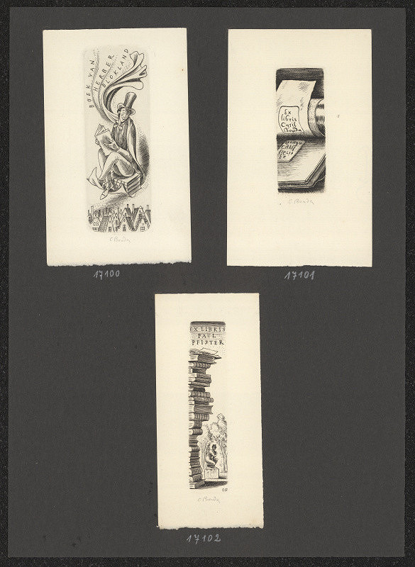 Cyril Bouda – Ex libris C. Bouda 