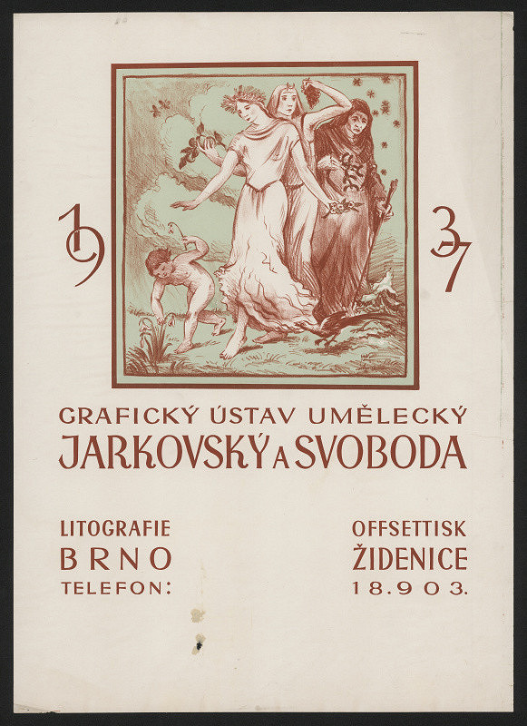 Oldřich Šebor – Grafický ústav umělecký Jarkovský a Svoboda 