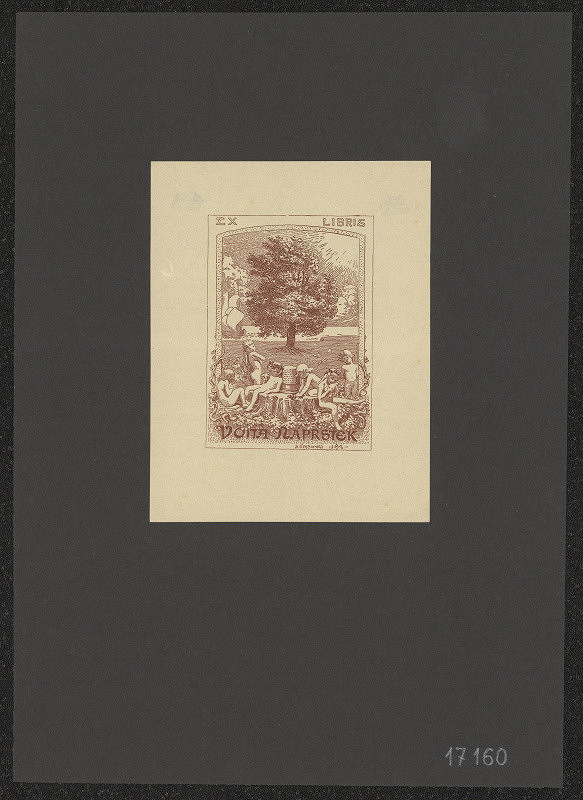 Max Švabinský – Ex libris Vojta Náprstek 