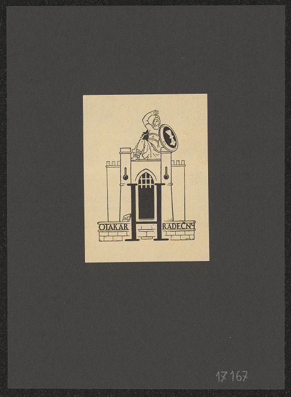 Bohumil Krs – Ex libris ing. Otakar Radečný 