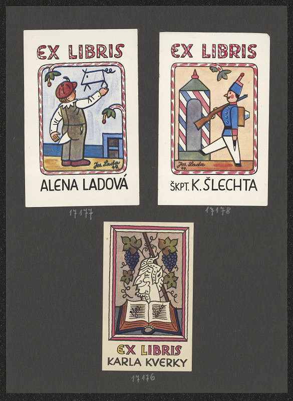 Josef Lada – Ex libris Karla Kverky 