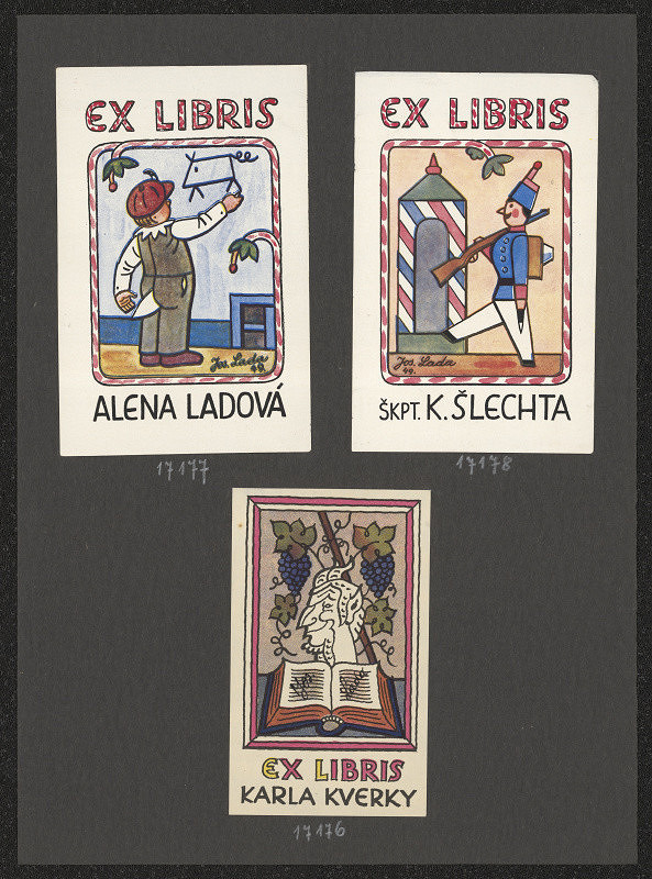 Josef Lada – Ex libris škpt. K. Šlechta 
