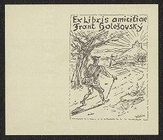 Alfred Kubin – Ex libris amicitae František Holešovský 