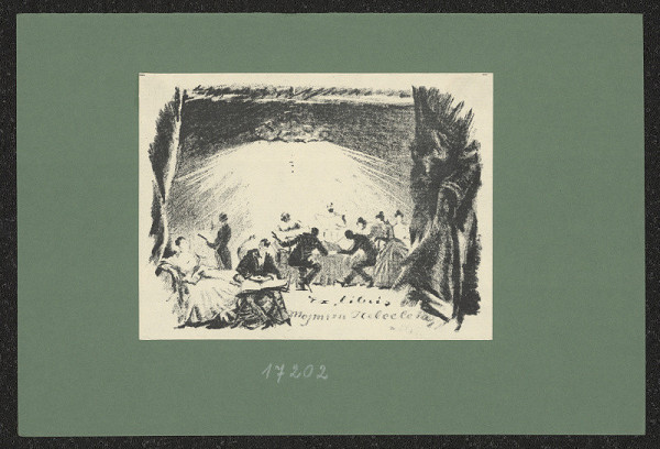 Eduard Milén – Ex libris 
Ex libris Mojmíra Helceleta 