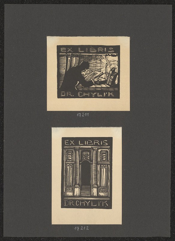 Helena Bochořáková-Dittrichová – Ex libris Dr. Chylík 