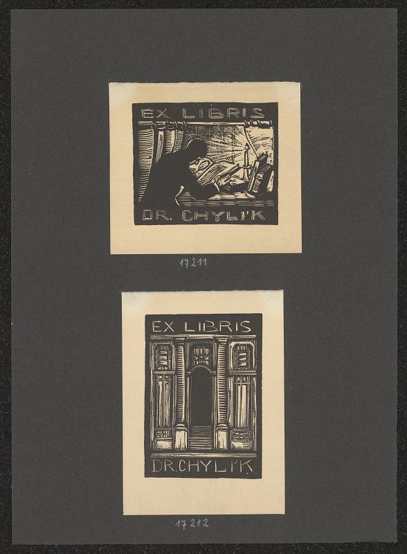 Helena Bochořáková-Dittrichová – Ex libris Dr. Chylík 