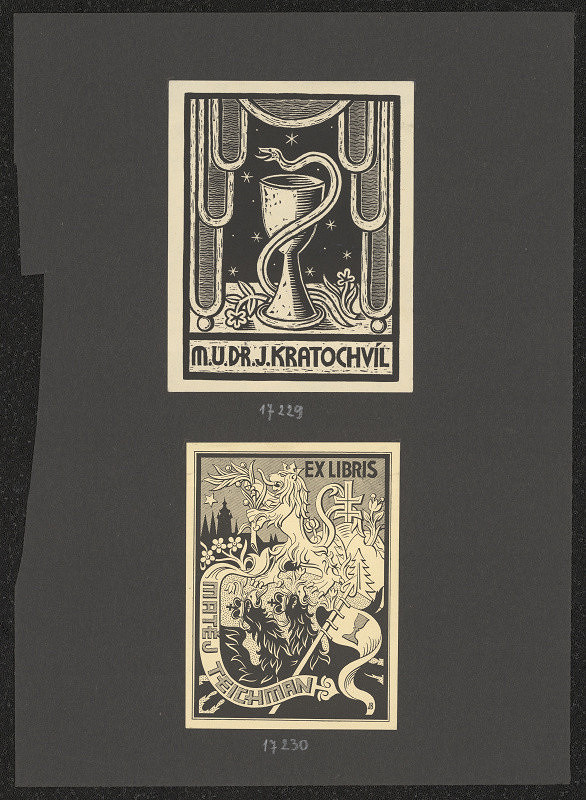 Josef (Jožka) Baruch – Ex libris Matěj Teichman 