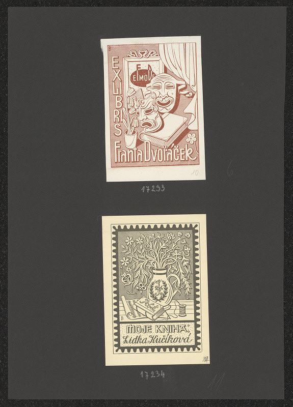 Josef (Jožka) Baruch – Ex libris Franta Dvořáček 