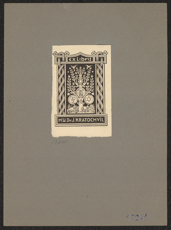 Josef (Jožka) Baruch – Ex libris MUDr. J. Kratochvil 
