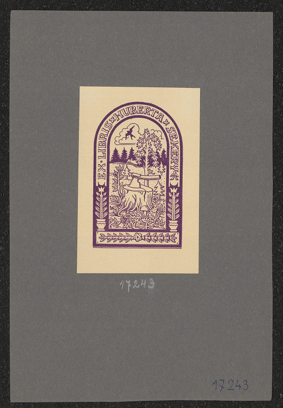 Josef (Jožka) Baruch – Ex libris Huberta Sekery 