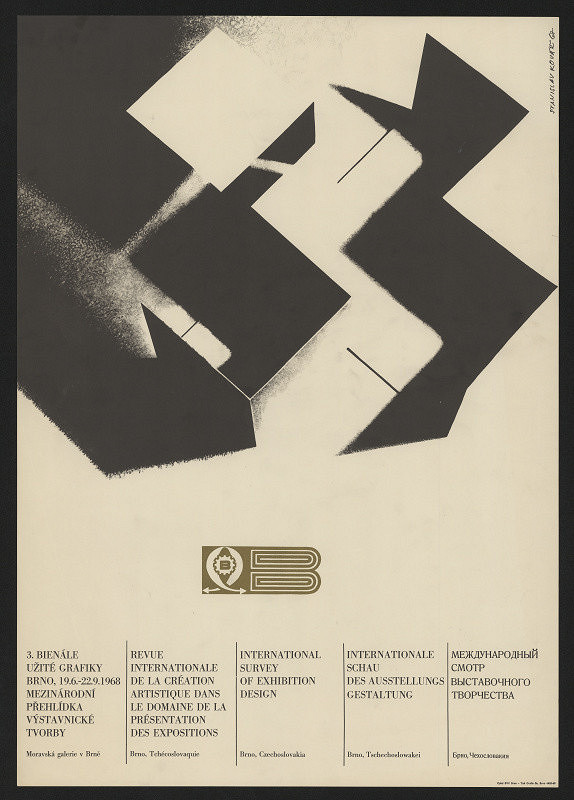 Stanislav Kovář – 3. bienále užité grafiky Brno 1968 
