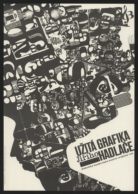 Jiří Hadlač – Užitá grafika Jiřího Hadlače Moravská galerie Brno, březen 1968 