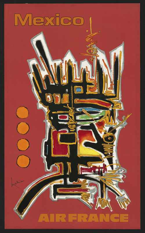 Georges Mathieu – Mexico - Air France 