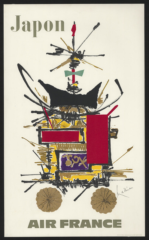 Georges Mathieu – Japon -  Air France 