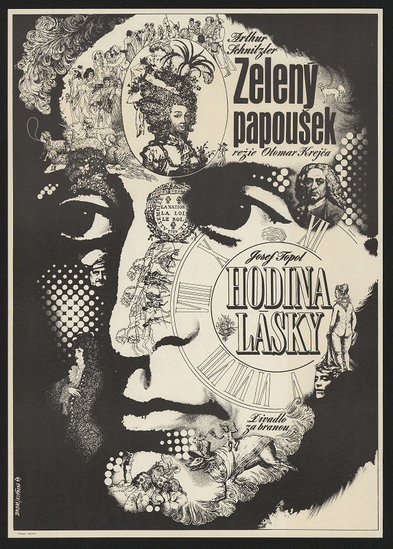 Pavel Brom – Arthur Schnitzler: Zelený papoušek, Josef Topol: Hodina lásky 