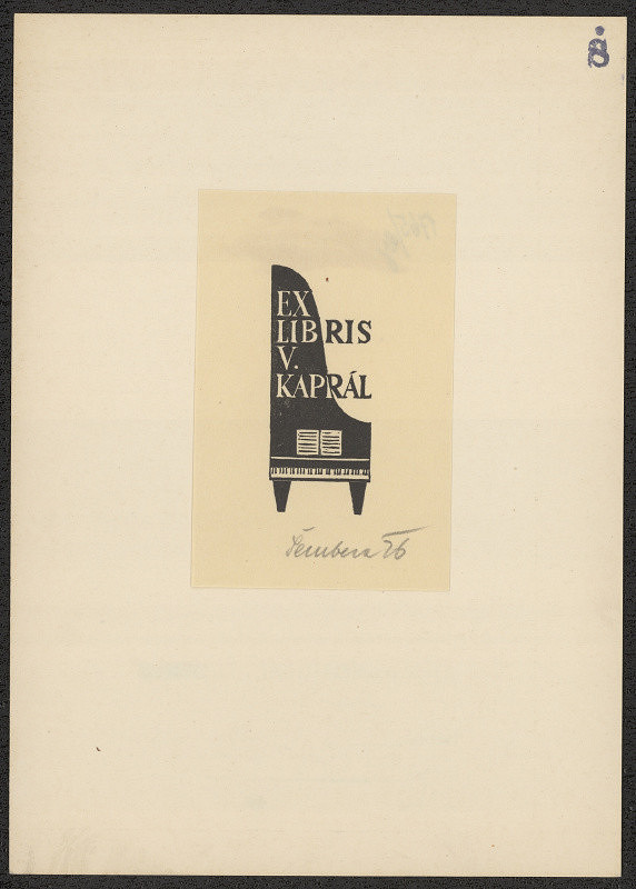 Jan Šembera – V. Kaprál 