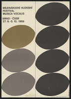 Jiří Hadlač – Mezinárodní hudební festival Musica Vocalis Brno - ČSSR 27.9. - 5.10.1969 