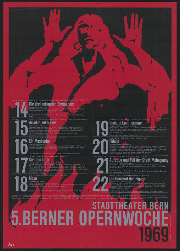 Heinz Jost – 5. Berner Opernwoche 1969 