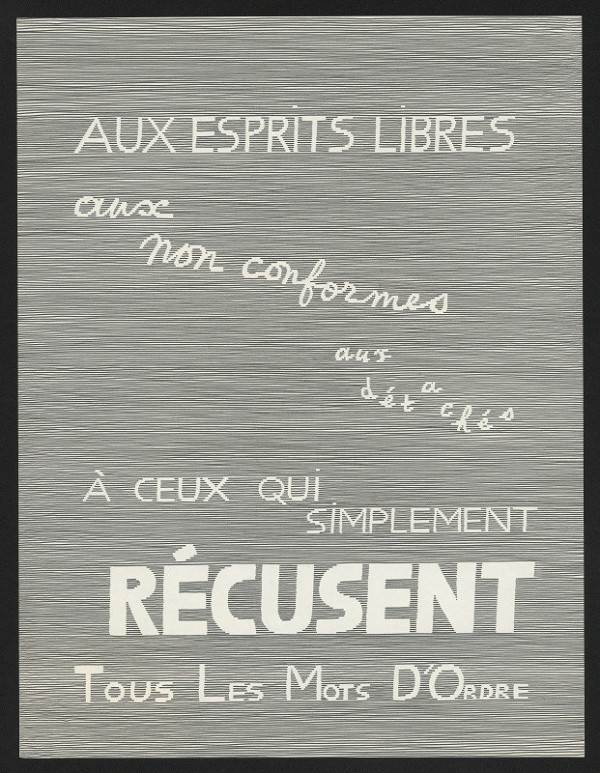 Michel Seuphor – Récusent 