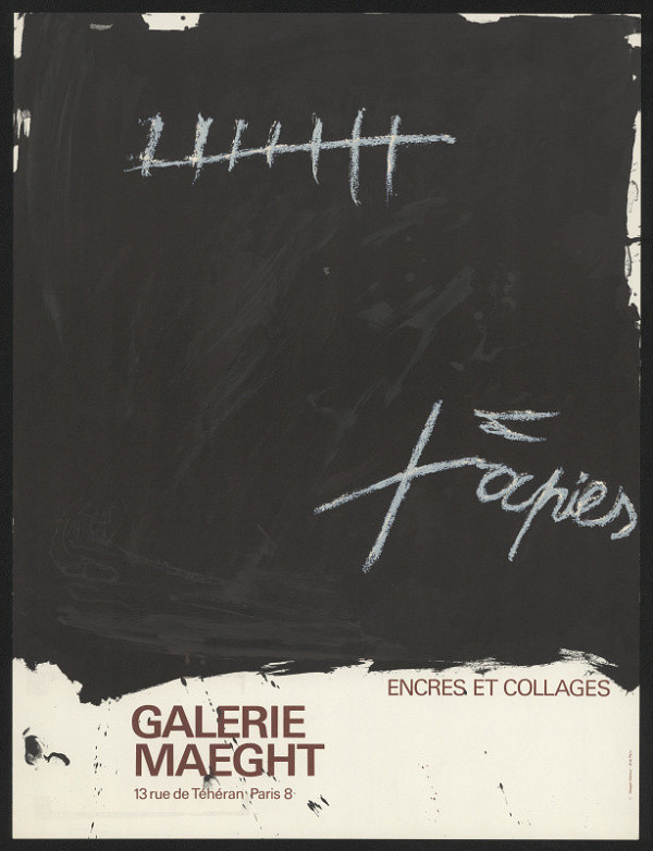 Antoni Tapies – Tapies, Galerie Maeght 