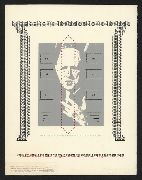 Henri Chopin – Bouffe-merde 