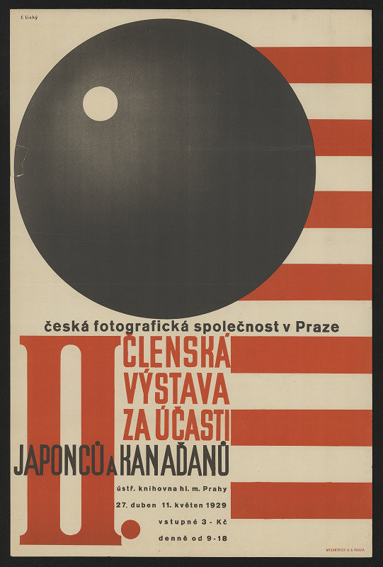 František Tichý – Česká fotografická společnost v Praze / Členská výstava za účasti Japonců a Kanaďanů 