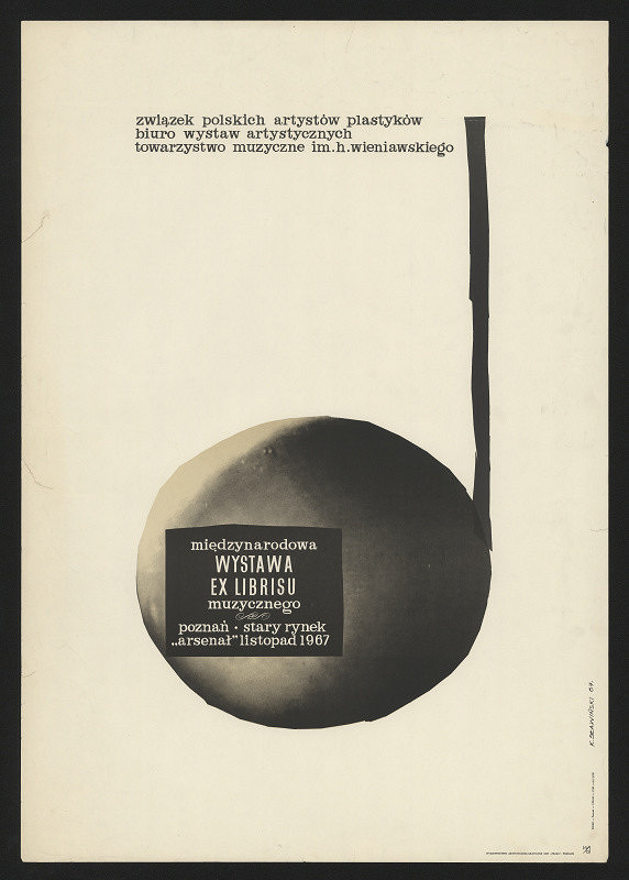 K. Slawiński – Miedzinarodowa wystava ex librisu 1967 