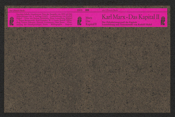 Kurt Weidemann – K. Marx - Das Kapital II 