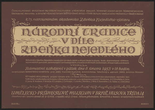 Jan Brukner – Národní tradice 