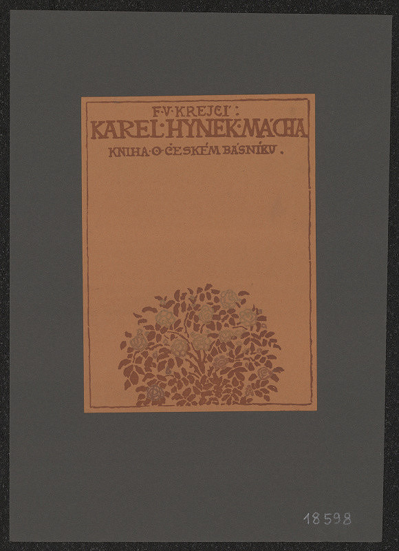 Max Švabinský – Krejčí - Karel Hynek Mácha 
