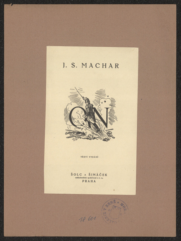 Max Švabinský – Machar - On 
