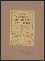 Vojtěch Preissig – Machar - Krajiny, lidé a netopýři 