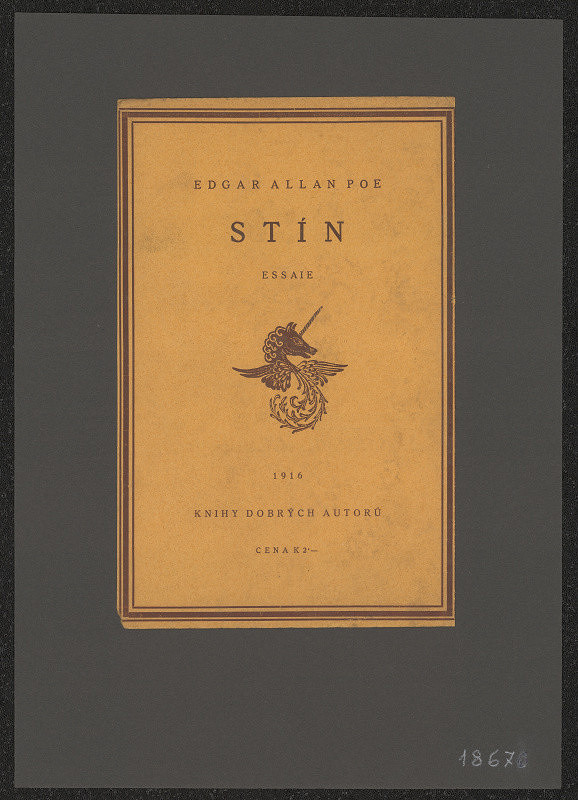 František Kobliha – Poe - Stín 