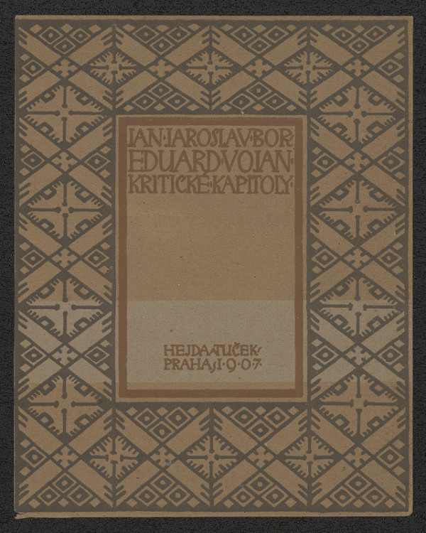 Jaroslav Benda – Bor - Eduard Vojan. Kritické kapitoly. 