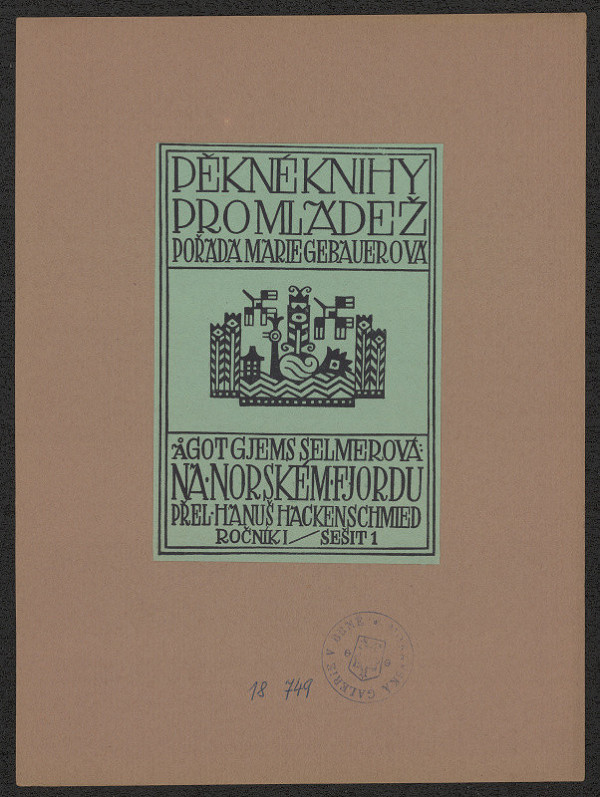 Jaroslav Benda – Selmerová - Na norském fjordu 