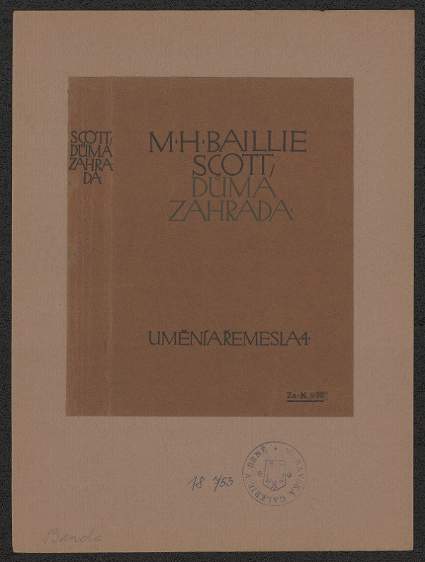 Jaroslav Benda – Scott - Dům a zahrada 