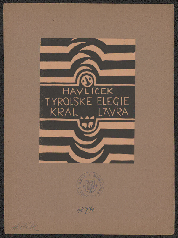 Pravoslav Kotík – Havlíček - Tyrolské elegie, Král Lávra 