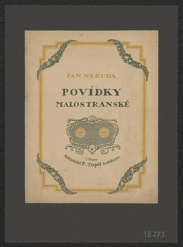 Josef Wenig – Neruda - Povídky malostranské 