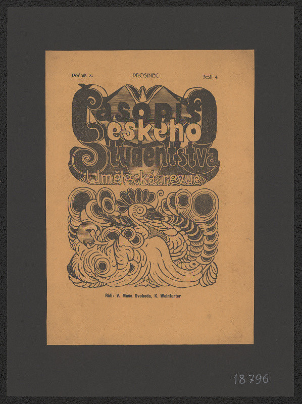 Josef Váchal – Časopis českého studentstva 