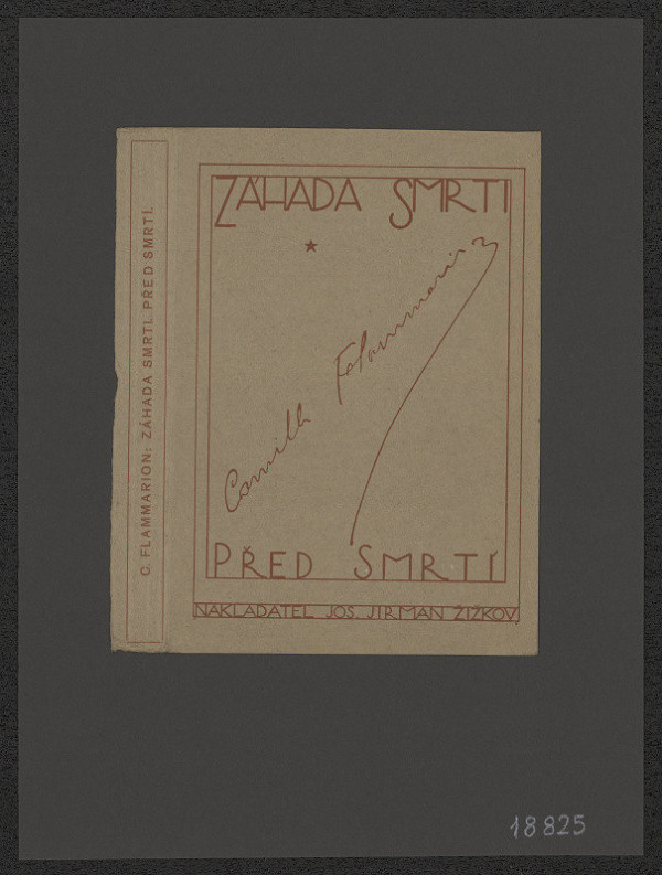 Jan Konůpek – Flammarion - Záhada smrti. Před smrtí. 