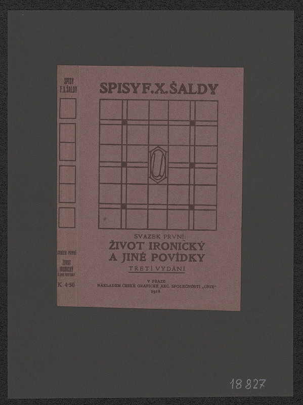 Jan Konůpek – Šalda - Život ironický a jiné povídky 