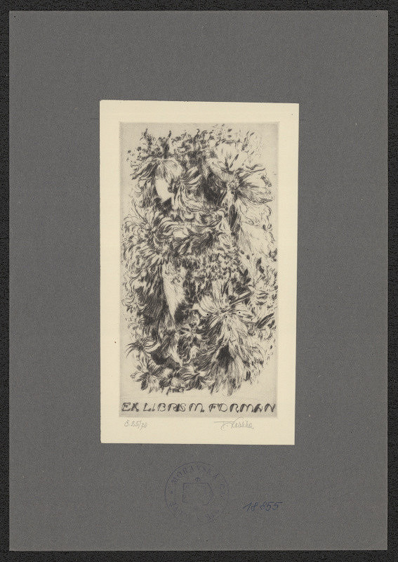 František Kobliha – Ex Libris M. Forman 