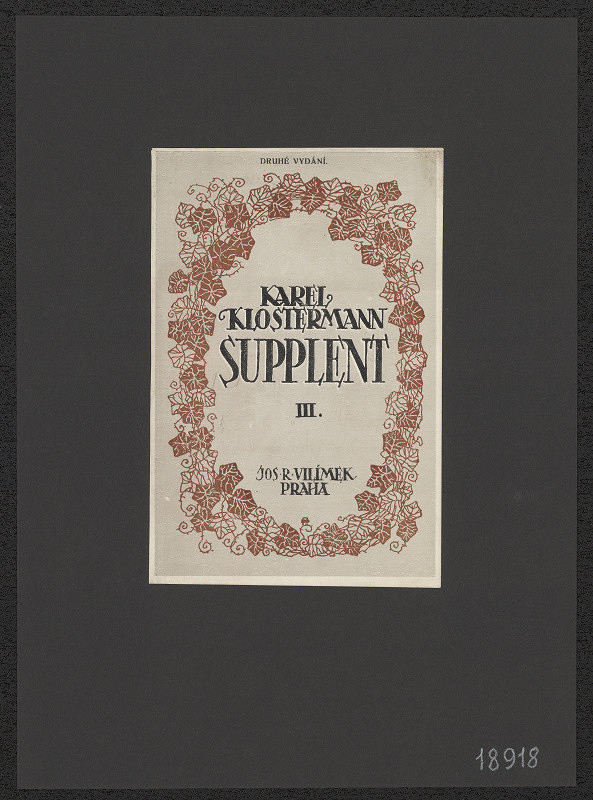 Otakar Štáfl – Klostermann - Supplent 