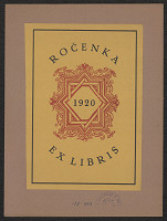 Josef Hodek – Ročenka Ex libris 