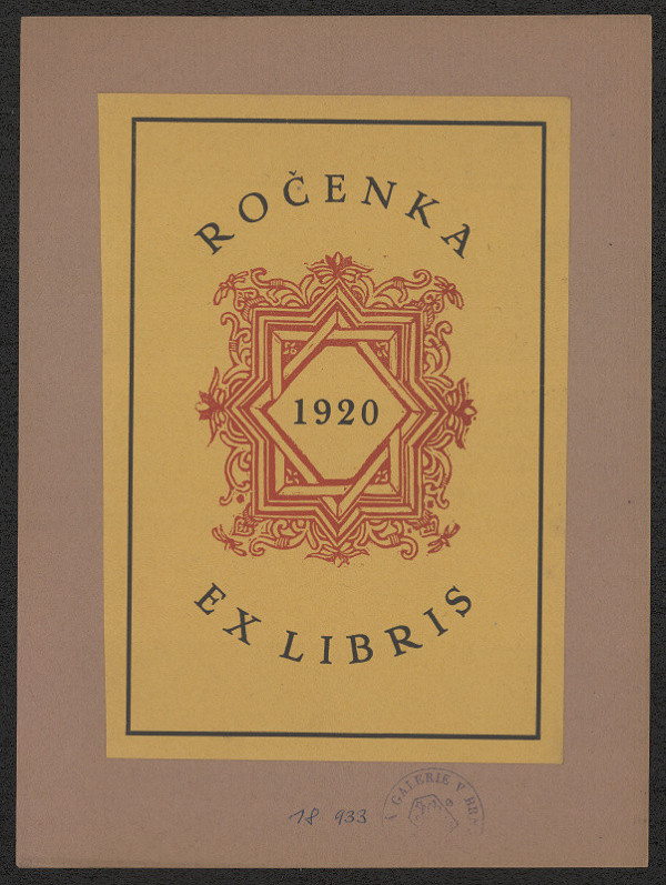 Josef Hodek – Ročenka Ex libris 
