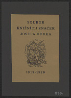 Josef Hodek – Soubor knižních značek Josefa Hodka 