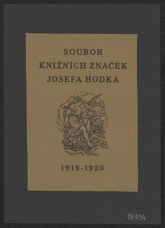 Josef Hodek – Soubor knižních značek Josefa Hodka 